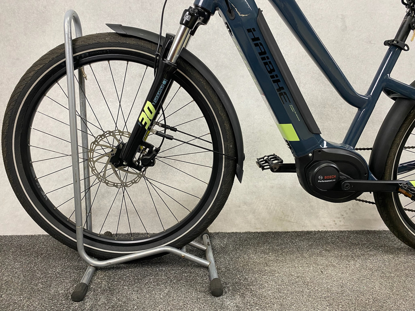 Haibike Trekking 5 Mid blue/canary