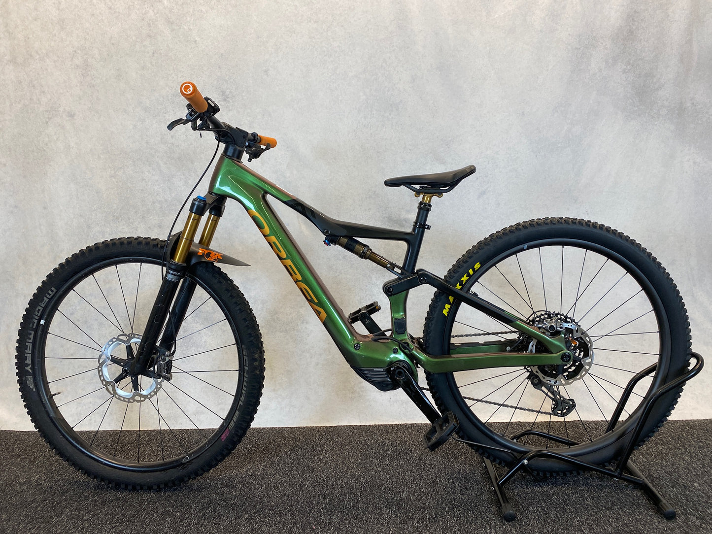 Orbea Rise M-LTD, M, Chamäleongrün/Schwarz