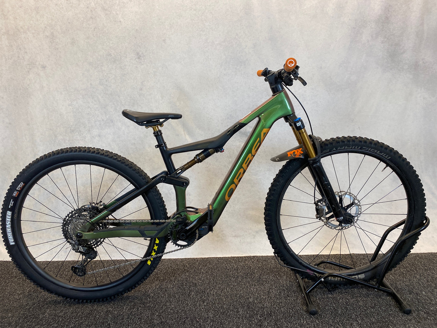 Orbea Rise M-LTD, M, Chamäleongrün/Schwarz