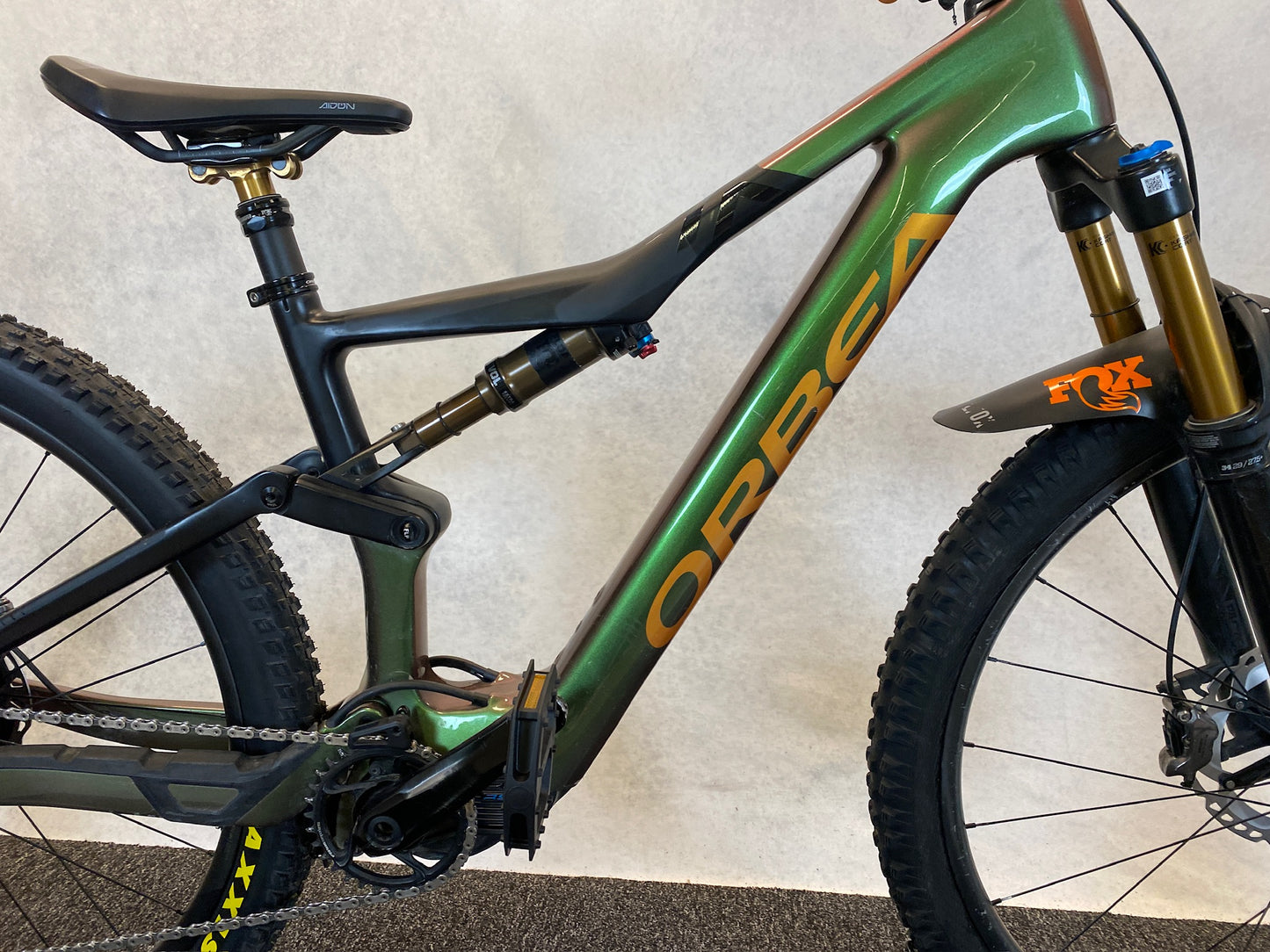 Orbea Rise M-LTD, M, Chamäleongrün/Schwarz