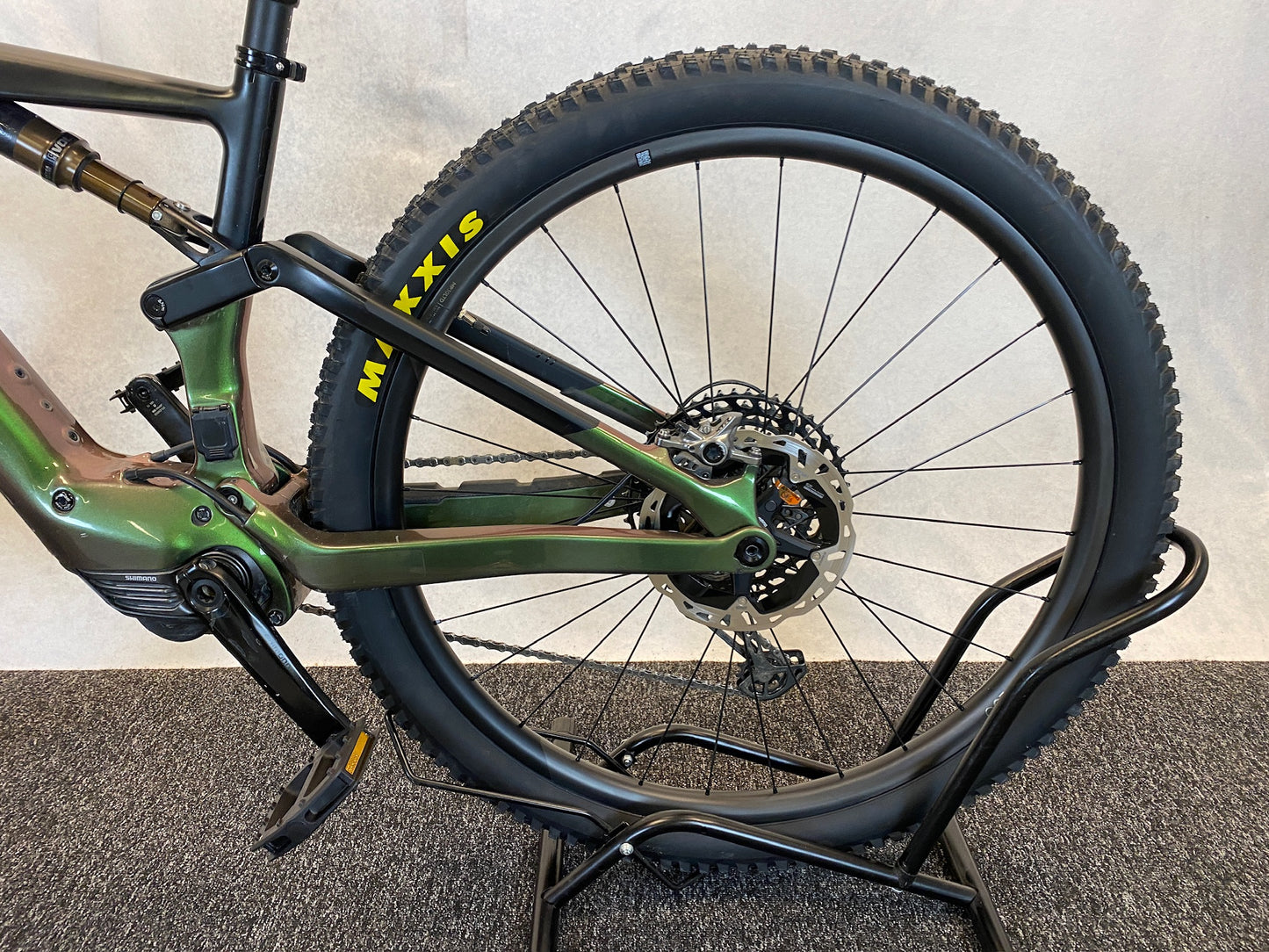 Orbea Rise M-LTD, M, Chamäleongrün/Schwarz